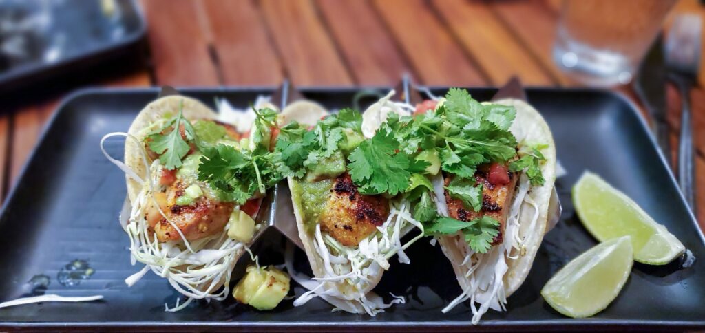 Picturing Mahi Mahi fish tacos